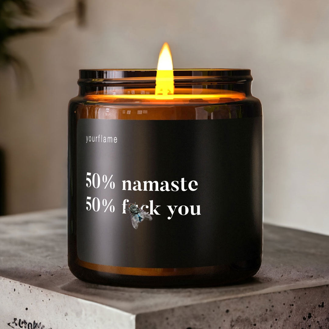 Scented candle for inner balance